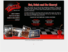 Tablet Screenshot of cherrysrestaurants.com